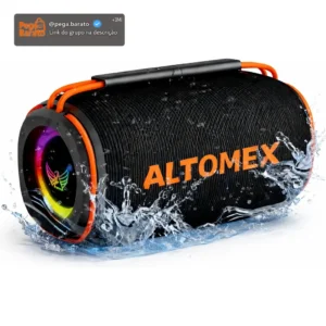 Caixa Caixinha De Som Bluetooth Pendrive Fm Sd Portátil Ipx6 - Imagem 1