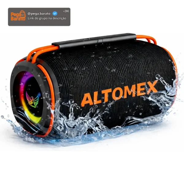 Caixa Caixinha De Som Bluetooth Pendrive Fm Sd Portátil Ipx6