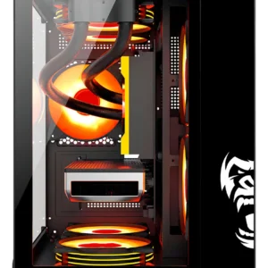 Gabinete Gamer Aquario Clanm Grodd Night Lateral de Vidro Temperado - Imagem 1