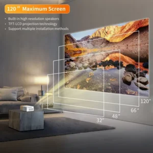 Projetor Portátil Mini Tv 4k - Imagem 7