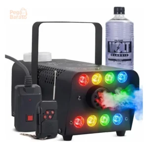 Máquina De Fumaça 600w Dmx Led Para Festa Balada C/ Controle - Imagem 1