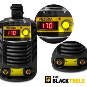 Maquina De Solda Eletrica Inversora Mma Tig Eletrodo 170a Mi250a The Black Tools - Imagem 7