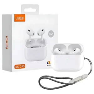 Fones de Ouvido Sem Fio Kaidi KD-790 Bluetooth Branco Academia Antiruído - Imagem 1