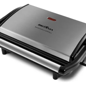 Sanduicheira e Grill Britânia 2 em 1 Bgr27i de 850W com Trava Inox - Imagem 1
