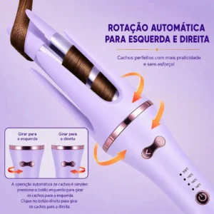 Modelador De Cachos Automático Giratório 32mm Babyliss - Imagem 6