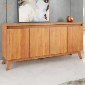 Balcão Buffet Stylo 4 Portas Mel - Viero Móveis - Imagem 1