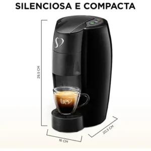 Cafeteira Espresso Lov Preta v - Tres 3 Corações Preto - Imagem 4