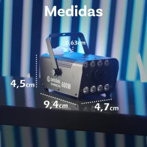 Máquina De Fumaça 600w Dmx Led Para Festa Balada C/ Controle - Imagem 7