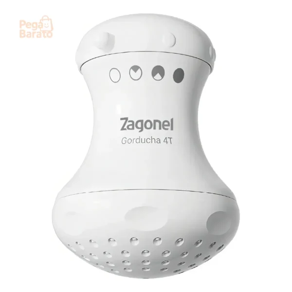 Ducha Gorducha 4 Temperaturas Branco Zagonel Potência 5450 W 127V