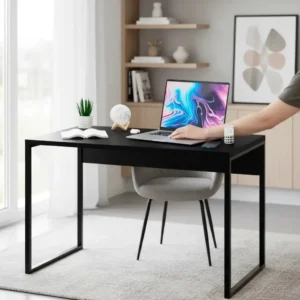 Escrivaninha Gamer Industrial 90 cm Preto para Escritório e Apartamento - Imagem 8