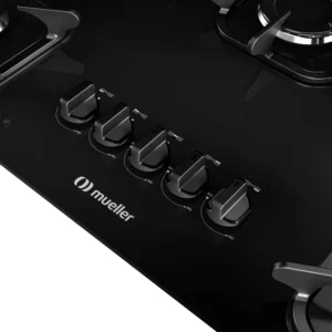 Cooktop Mueller 5 Bocas com Queimador Ultra Chama Preto - Imagem 6