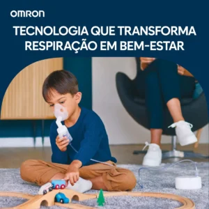 Inalador Nebulizador Omron Inalar Compact Ne-C810 Portatil Silencioso Aparelho Adulto Infantil Inalar Compact Anvisa Inmetro - Imagem 7