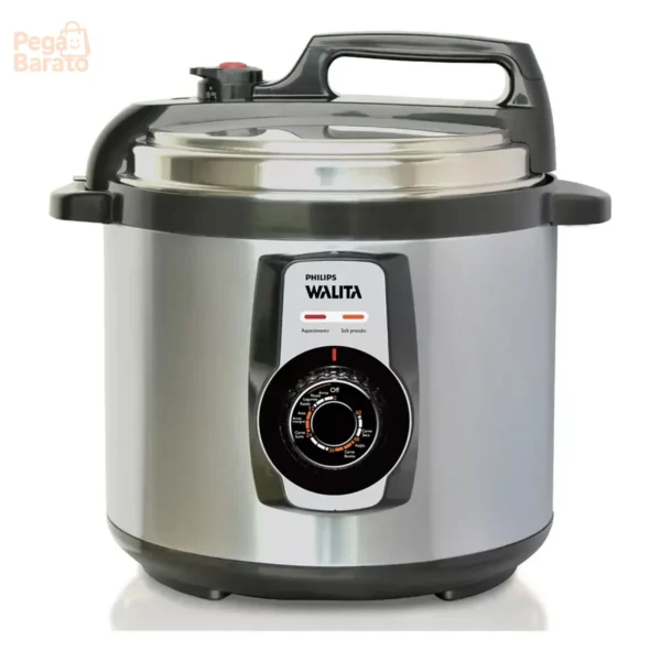 Panela De Pressão Elétrica Walita Daily Philips Ri3103 Metal Cor Preto/Prata Frequência 60 Hz
