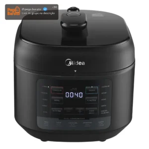 Panela De Pressão Elétrica 5l Nutripro Preta Midea Cor Preto - Imagem 1