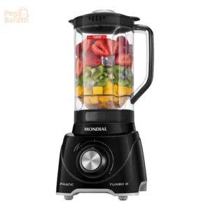 Liquidificador Pratic Turbo III, Mondial, 550W - L-93-BG - Imagem 1