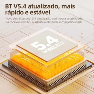 Fone De Ouvido Bluetooth 5.4 Sem Fio De Corrida Exercício - Imagem 6