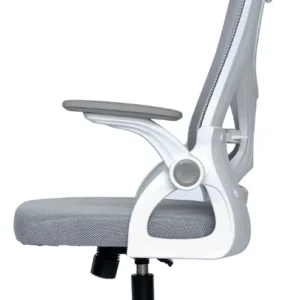 Cadeira De Escritório Columbus Presidente Ergonomica Cinza Mesh - Imagem 7