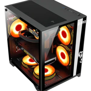 Gabinete Gamer Aquario Clanm Grodd Night Lateral de Vidro Temperado - Imagem 4