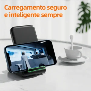 Carregador Indução Basike Ba-wxc009 Para iPhone E Samsung Cor Preto - Imagem 6