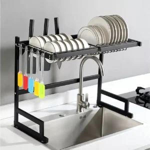 Escorredor De Louça Rack Organizador De Pia Moderno 65 Cm - Imagem 6