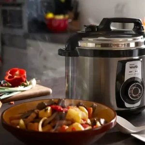 Panela De Pressão Elétrica Walita Daily Philips Ri3103 Metal Cor Preto/Prata Frequência 60 Hz - Imagem 4