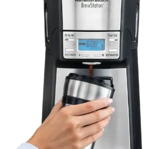Cafeteira Elétrica Digital Hamilton Beach Brewstation Elite Preto/prateado - Imagem 6