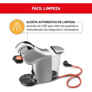 Nescafé Dolce Gusto Arno Genio S Touch Cinza Dgs4 Cor Prata - Imagem 7