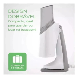 Ferro Vaporizador Portátil E Dobrável 3 Em 1 Black Decker Modelo Bdv3000 Branco - Imagem 7