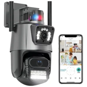 Câmera De Segurança Ip Wifi Jl Protec Ipsky2 Lente Dupla 8mp - Imagem 4