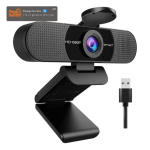 EMEET C960 Webcam 1080P Camera Para Pc Streaming Microfone Full HD Video Conferencia - Imagem 1