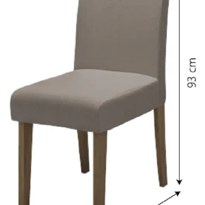 Conjunto de Mesa Sala de Jantar Miami com 4 Cadeiras Trieste Suede 1,20m Cedro / Off White / Mascavo Dobuê - Imagem 6