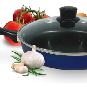 Frigideira Reta 24 Cm Antiaderente Com Tampa De Vidro - Imagem 2