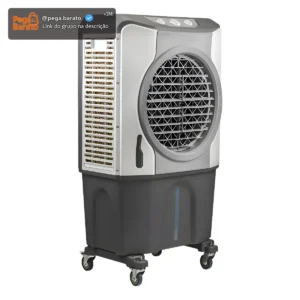Climatizador de Ar Evaporativo Mulltx 70 Litros Cinza com Umidificador e Purificador de Ar - Imagem 1