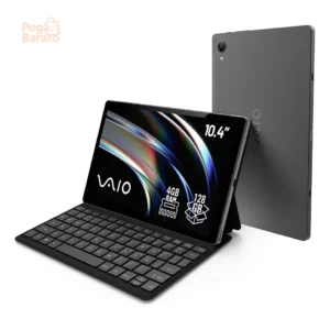 Tablet VAIO TL10 4GB RAM 128GB Octa-Core, Tela 10.4” 2K, 4G WiFi Dual Band, Câmera 8MP + Selfie 5MP, 7000mAh, Android 16, com Teclado Magnético de Conexão Inteligente – Preto - Imagem 1