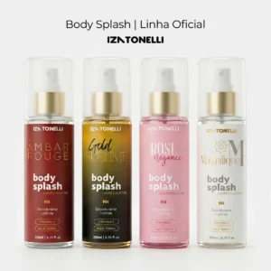 Kit 4 Body Splash Feminino 200ml Perfume De Luxo Colônia Iza - Imagem 3