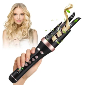 Forestory Modelador De Cachos Profissional Automático 32mm Giro Automático Rotação Automática Regulagem De Temperat Modelador De Cachos Automatico Modelador De Cachos Automático Cacheador Rotativo - Imagem 3