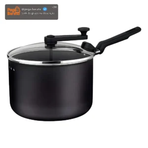 Panela Pipoqueira Tramontina 3,5l Faz Pipoca Doce/salgada Cor Preto - Imagem 1