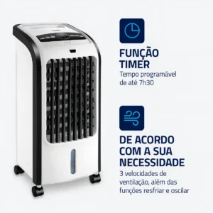 Climatizador De Ar Mondial Fresh Air Cl-03 60hz Cor Branco - Imagem 3