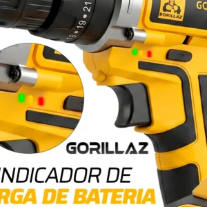 Furadeira Parafusadeira De Impacto 2 Bateria + Jogo 300 Pçs - Imagem 5