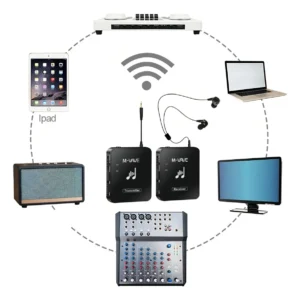 Receptor M-Vave WP-10 Monitor de Palco Preto P2 Passivo 40mW - Imagem 3