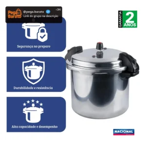 Panela De Pressão Fechamento Externo Profissional 20L Nacional - Imagem 8