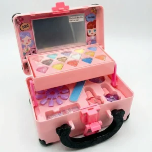 Kit Maleta Maquiagem Infantil Lavável Completa Menina - Imagem 4