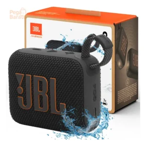 Caixa Som Bluetooth Jbl Go 4 Portátil Original Prova D'água - Imagem 1