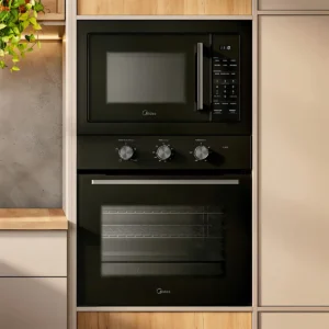 Forno Elétrico De Embutir 68l Midea Preto - Imagem 6