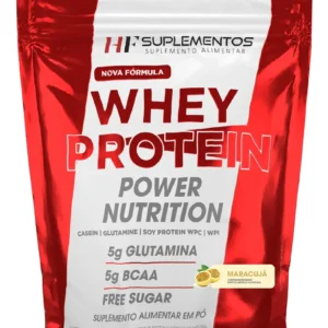 Whey Protein Power Nutrition 900g Mousse Maracujá Hf Maracujá - Imagem 1