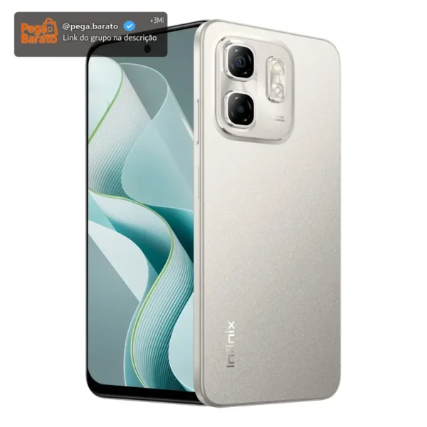 Celular Infinix Hot 50i Dual Sim 256gb 4 + 4 Gb Ram Tela 6.7 Cor Cinza