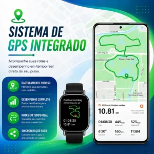 Relógio Smartwatch Redmi Watch 5 Active Lite Xiaomi Preto Prateado - Imagem 6