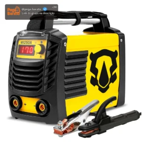 Maquina De Solda Eletrica Inversora Mma Tig Eletrodo 170a Mi250a The Black Tools - Imagem 1