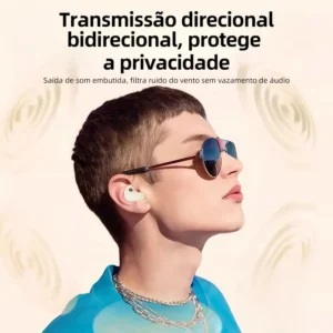 Fone De Ouvido Bluetooth 5.4 Sem Fio De Corrida Exercício - Imagem 3