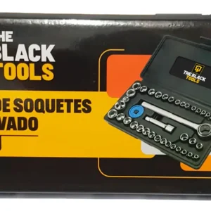 Kit Jogo De Ferramentas Completo C/ Soquetes E Chaves TBT12940K The Black Tools - Imagem 4